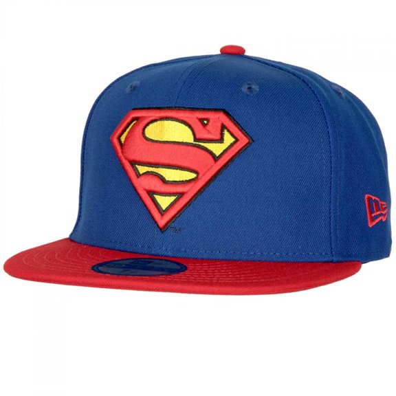 Superman Superman 854366-73-4fitte Chapeau Ajusté Emblème Classique New Era 59Fifty - 7.75 Ajusté