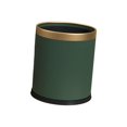 thumbnail image 1 of Open Top Trash Can Trash Bucket Garbage Can for Guestroom Restroom Bathroom Deep Green, 1 of 9