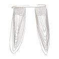 thumbnail image 2 of HOARBOEG Statement Exaggerated Metal Sequin Texture Tassel Shoulder Chain Body Chain Mother's Day Jewelry, 2 of 9