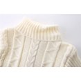 thumbnail image 2 of AAMILIFE Chandail à Manches Longues en Tricot Doux Col Roulé Ajusté pour Fille, 2 of 7