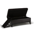 thumbnail image 4 of WyndenHall Jackson Rectangular Storage Ottoman Bench with Tray, 4 of 9