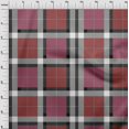 thumbnail image 3 of oneOone Cotton Cambric Fabric Tartan Check Print Fabric BTY 56 Inch Wide, 3 of 4