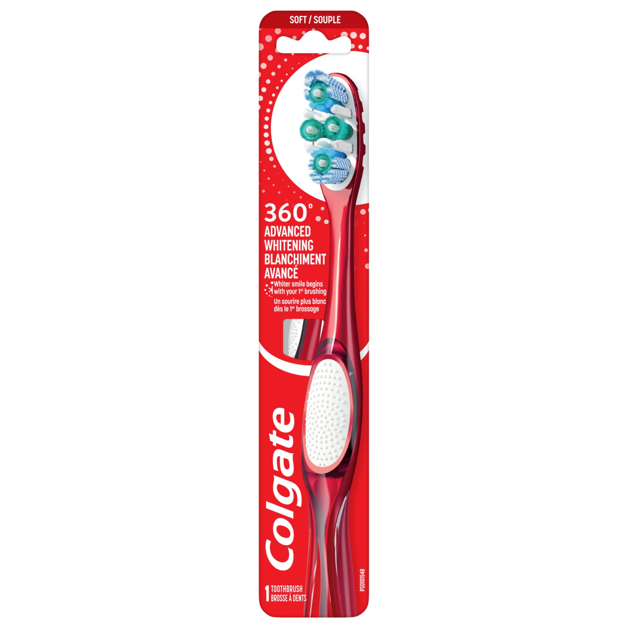 Colgate 360 Advanced Optic White Toothbrush, Soft