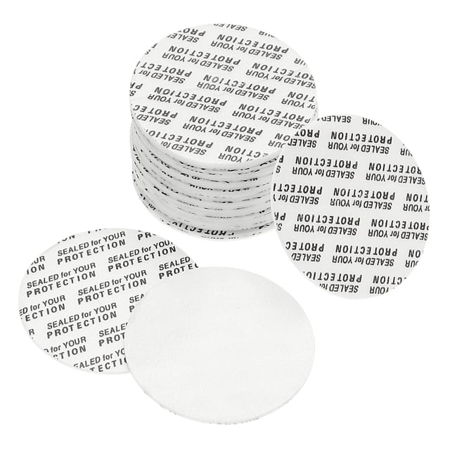 Unique Bargains Joint Sensible à la Pression en Mousse PS de 39 mm Résistant, Blanc, Lot de 100