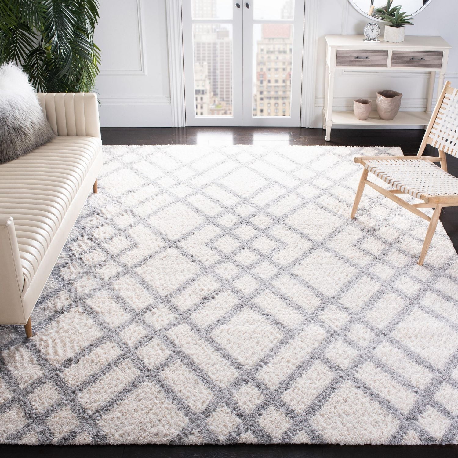 SAFAVIEH Berber Alease Tapis Peluche Shag