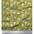 thumbnail image 1 of Soimoi Rayon Fabric Cute Girl Kids Print Fabric by Yard 42 Inch Wide, 1 of 5