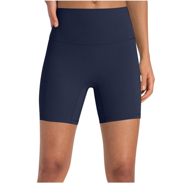 Yuyuzo Yoga Biker Shorts Womens High Waisted Belly Control Shapewear Workout Running Compression Shorts