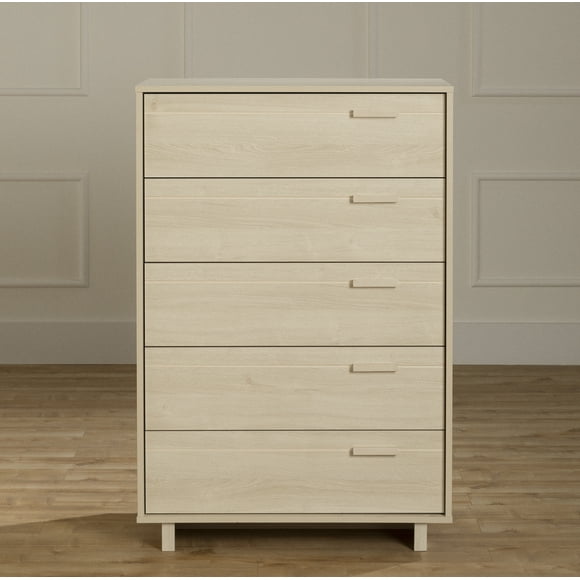 South Shore Noah 5-Drawer Chest for Child, in Bleached Oak