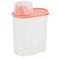 thumbnail image 1 of Pot Scellé avec Couvercle Rangement Alimentaire Pot Scellé avec Distributeur Contenant PP Cuisine Riz Céréales Grains Boîte de Conservation, 2,5 L, Rose, 1 of 9
