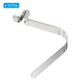 thumbnail image 3 of Unique Bargains 8x5.5mm Kayak Paddle Snaps, Hollow Button Single Pin Lock Tube Spring Clips for Tent Pole, 10 Pack, 3 of 6