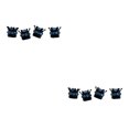 thumbnail image 2 of Wweixi 4pcs ABS Easy Installation Crowns Valve Caps Delicate And Fashionable Appearance Swing Thread black blue 2Set, 2 of 6