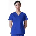 thumbnail image 1 of Haut d'Uniforme Uni à Col en V à 3 Poches pour Femmes Blossom par Maevn, 1 of 1