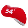 thumbnail image 1 of Professional Golf Club Headgear Sock with Iron - 54 Degree Red, 1 of 7