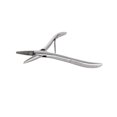 thumbnail image 2 of serony Pince d'Extension de Cheveux en Acier Inoxydable Silver pour Micro Nano Anneau Forme Plate, 2 of 9