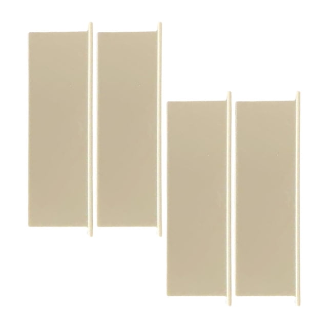 simhoa 4 Pieces Dryer Air Exhaust Vent Cover Panel Dustproof Dryer Vent Cover Flaps Beige