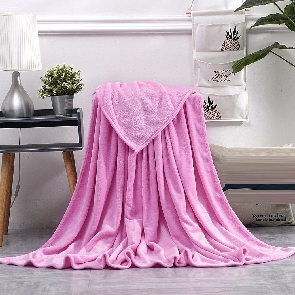 TIMIFIS Couverture Jetée Super Douce Chaude Chaude Couverture en Molleton Jeté Tapis Canapé Literie Couverture en Flanelle