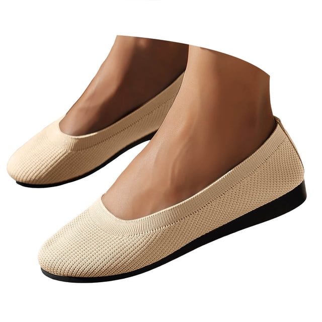 Mepaouo Ballerines à Bout Rond pour Femmes, Chaussures Plates Confortables, Mocassins Habillés à Enfiler pour Dames, Mary Jane