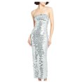 thumbnail image 1 of EGNMCR Robes de Soirée pour Femmes, Robes Formelles pour Femmes, Robes de Cocktail pour Femmes Robe à Paillettes Dégradées de Printemps et d'Été pour Femmes avec Bretelles Jupe Courte et Jupe Robe pour Femme, 1 of 3