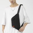 thumbnail image 2 of Sac de Course Bandoulière, Équipé d'Une Sangle de Course Réglable et de 2 Poches Zippées, Adapté pour les Voyages d'Exercice pour Hommes et Femmes, jogging, Cyclisme, Randonnée, Sacs de Taille, 2 of 6