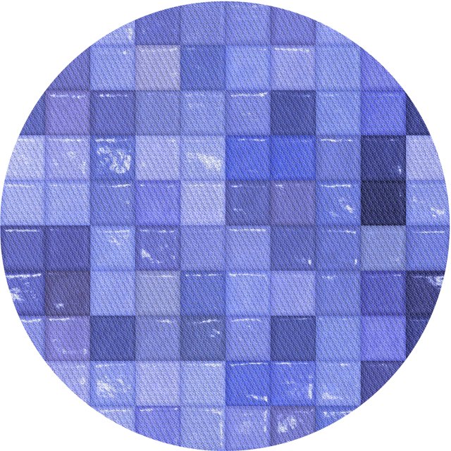 Ahgly Company Tapis d'Intérieur Lavable en Machine Carré Transitionnel Bleu Ciel, 3 Pieds Carré