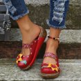 thumbnail image 4 of XZNGL New Retro High Quality Flat Heel Platform Pump Womens Shoes, 4 of 9