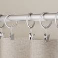 thumbnail image 2 of Mainstays 1" Nickel Curtain Clip Rings (7 Pack), 2 of 6