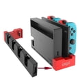 thumbnail image 2 of 4 in 1 Game Controller Charger Charging Dock Stand Station Holder for Switch Joy-Con Game Console with Indicator, 2 of 9