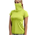 thumbnail image 3 of BiZtdJrK Chandails de Bain de Protection Solaire pour Femmes Été Plage Maillot Dermoprotecteur Chandail Séchage Rapide Manches Courtes Plein Air Randonnée Hauts Vert TG Chemises pour Hommes, 3 of 8