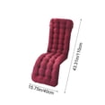 thumbnail image 3 of JASKFLY Polyester Recliner Cushion Tufted Floor Cushion for Chair 43x15x3 Inch, 3 of 9