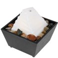 thumbnail image 1 of CHUANK 20004744701to Plastic Tabletop Water Fountain with LED Light Indoor  Black, 1 of 6