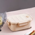 thumbnail image 4 of Clearance! Student And Chilren Lunch Box, 1000 ML 3-Compartment 2 Layer Bento Lunch Box For Kids, Lunch Containers For Adults Come, Leak Proof, Microwaveable Feature Browsing History Sale&Deal #86, 4 of 7