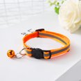 thumbnail image 1 of Cat Collar With Bell Reflective Cat Collar Breakaway Cat Collar Pet Bell Collar  Buckle Adjustable Reflective Cat Collar With Bell For Dogs Puppies Kittens, 1 of 1