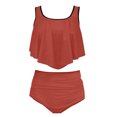 thumbnail image 1 of LSLJS Ensemble de Maillot de Bain Bikini à Volants pour Femmes, Ensembles de Bikini pour Femmes, 1 of 4