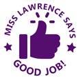 thumbnail image 1 of Printtoo Personalized Teachers Stamp Good Job! Teachers Name Self-Inking Rubber Stamp Appreciation Message For School Classroom & Homework Supplies,Purple - 30 x 30 mm, 1 of 6