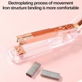 thumbnail image 3 of Stapler Transparent Stapler for Office and School 100 Sheet Capacity with Removable Staple Refill(1Pcs) Rkxzt, 3 of 9