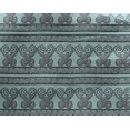 thumbnail image 4 of oneOone Georgette Viscose Fabric Chevron & Swirl Block Decor Fabric Printed BTY 42 Inch Wide, 4 of 4