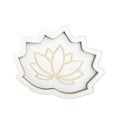 thumbnail image 1 of EGNMCR Room Decor Home Decor Wooden Crystal Lotus Mini Tray Crafts Crystal Stone Tray Decoration Wooden crystal lotus, 1 of 4