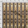 thumbnail image 2 of oneOone Soie Tabby Rayure & Tissu Imprimé Géométrique Ikat 1 Yard 42 Inch Wide, 2 of 4