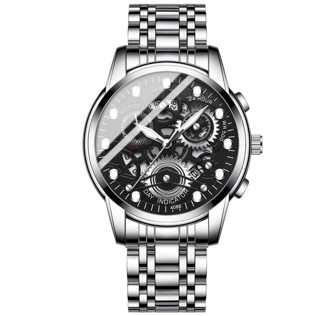 Hollow Vintage Quartz Watch Student Steel Watch