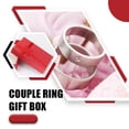 thumbnail image 3 of ZheElen Box Jewelries Pendant Earrings Storage Bracelet Necklace Packaging Display Package Dust-proof Decorations Lovers Red, 3 of 6