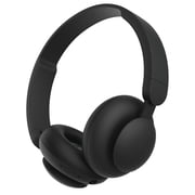 onn. Wireless Headphones with mic, on-ear, Bluetooth - Black
