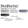 thumbnail image 3 of ARMADILLO ART & CRAFT 30054 PANPASTEL SET 5 COLOR GREYS, 3 of 5