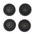 thumbnail image 2 of 4 Pcs Pneus en Caoutchouc avec Roues pour Pièces de Rechange de Camion Échelle 1/16 WPL, 2 of 8