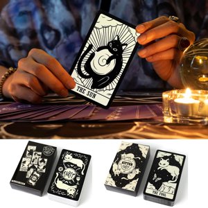 Trendy Chess & Jouets de jeu de cartes pour les enfants Tarot Cartes pour les débutants Tarots classiques avec des significations sur eux Tarot pour les apprenants de Tarot (Tarot)