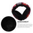 thumbnail image 3 of Shisuyan Knitted Winter Earmuff Red Plush 1Pc 7.9X6.3X4.3In, 3 of 9