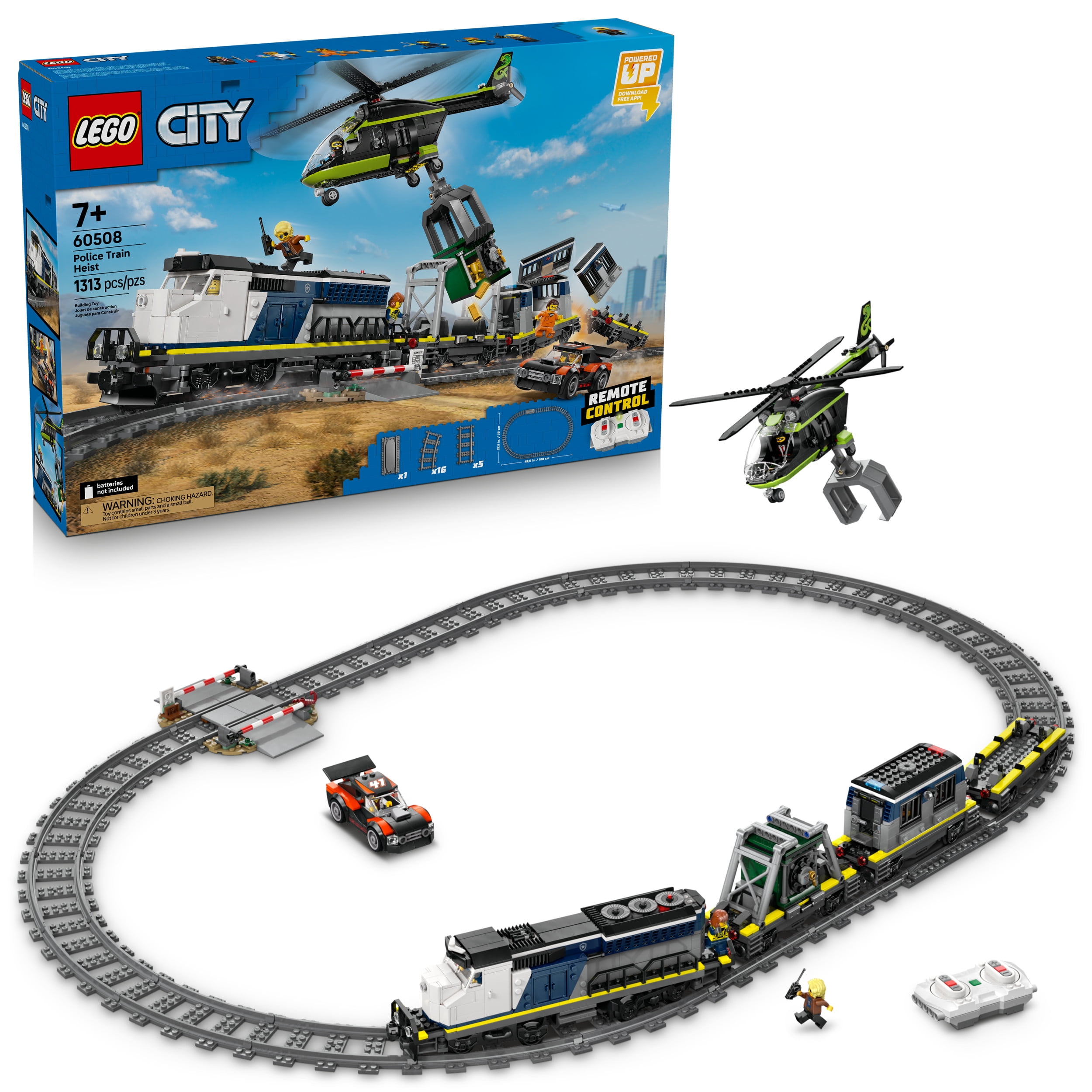 LEGO City Le braquage du train de la police – Ensemble de train 60508