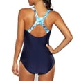 thumbnail image 4 of Charmo Womens Pro One Piece Athletic Bathing Suit Color Block Swimsuit, 4 of 6