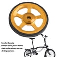 thumbnail image 4 of Folding Bike Easy Wheel Replacement, Smoother Operating Secure Fixation Aluminum Alloy Easywheel for Folding Bike, 4 of 7