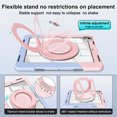 thumbnail image 4 of XYX Case for iPad Air 13 inch M3 2025/iPad Air 13 inch M2 2024 Shockproof Cover with 360 Rotating Stand, Slim Lightweight with Pencil Holder Protective Case, Colorful, 4 of 5