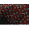 thumbnail image 4 of oneOone Cotton Silk Fabric Triangle Block Fabric Prints By Yard 42 Inch Wide, 4 of 4